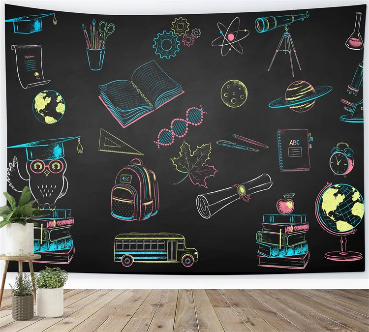 Back to School School Life Photography Backdrop BRP7-2