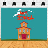 Back to School School House Photography Backdrop BRP7-37