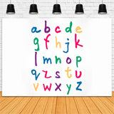 Back to School Chalk Letters Photography Backdrop BRP7-62