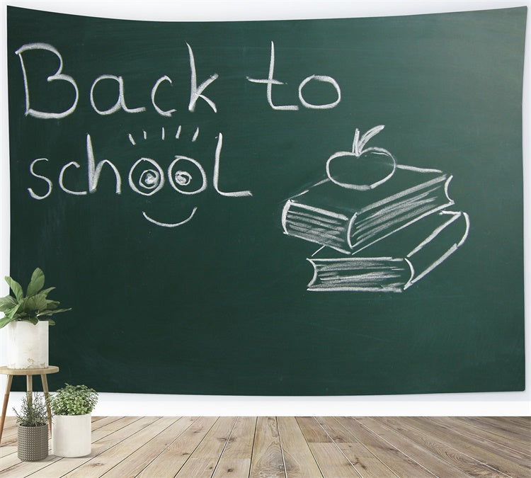 Back to School Classroom Chalkboard Photography Backdrop BRP7-4