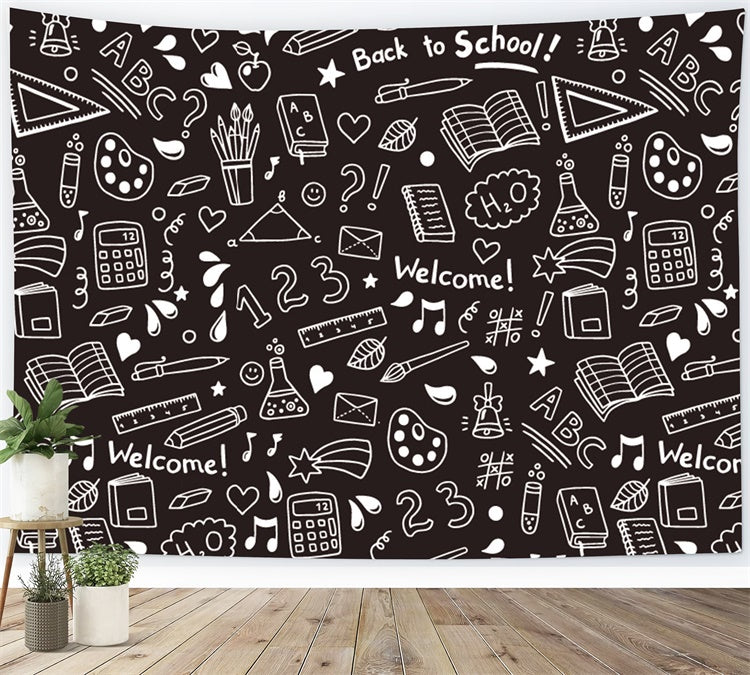 Welcome Back to School Photography Backdrop BRP7-24