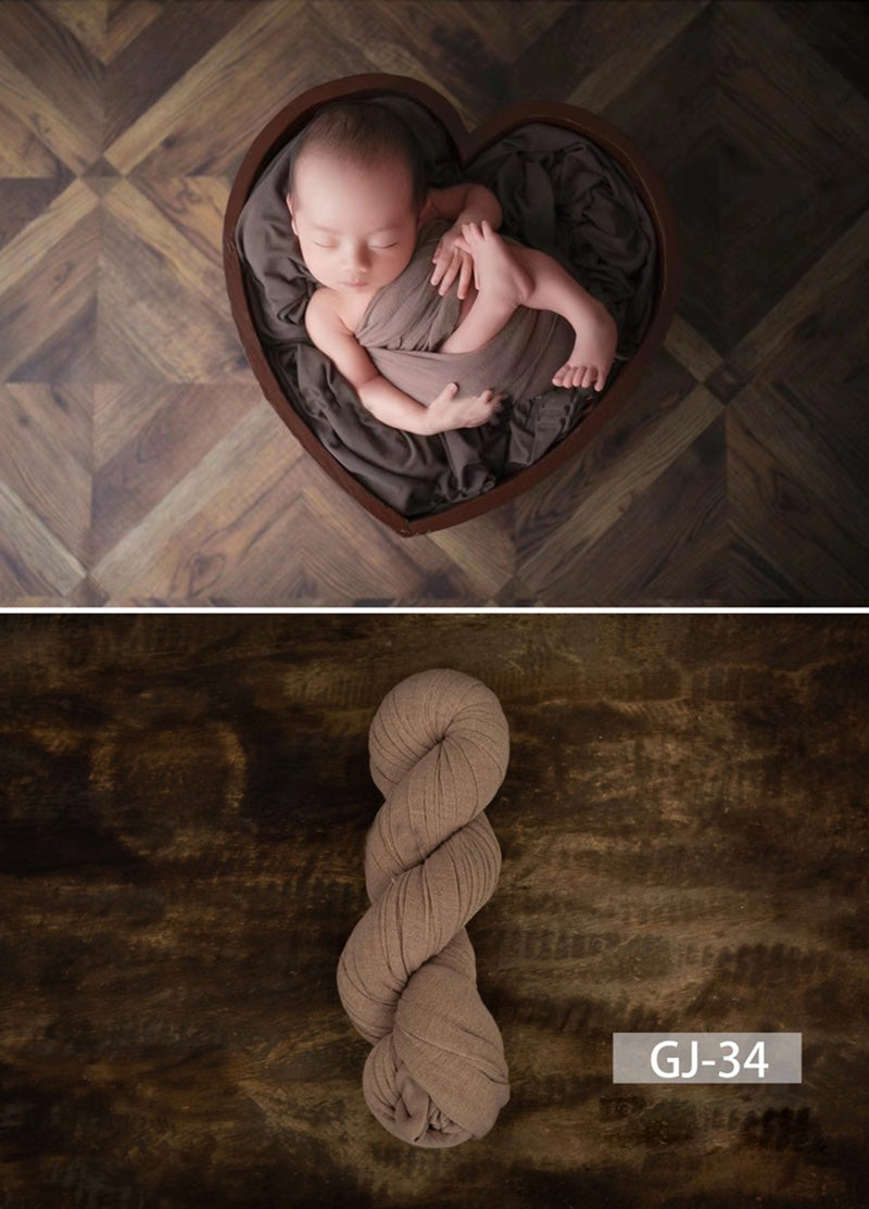 Newborn Photography Solid Color Soft Twine Wrap GJ