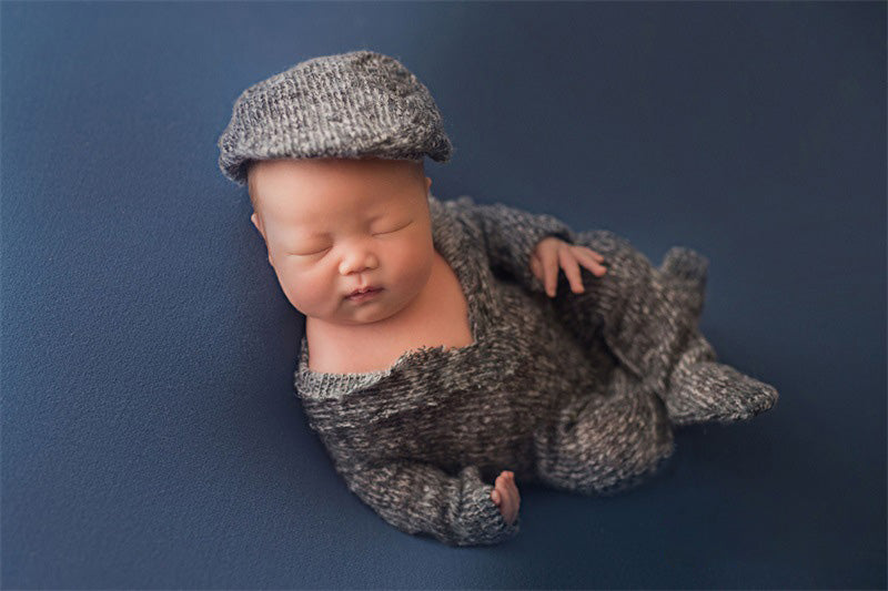 Newborn baby cotton thread woven one-piece suits CL6