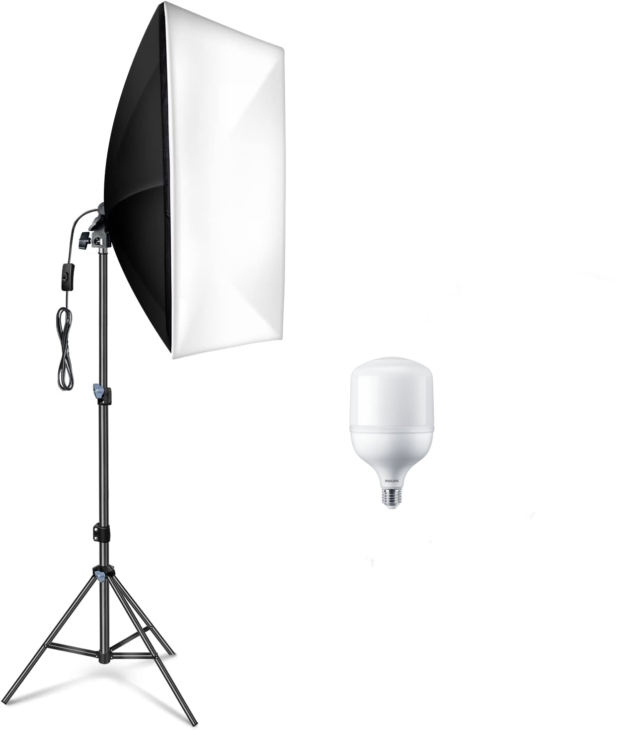 Professional Softbox Lighting Kit Reflector 185W for Studio Photography BP1690