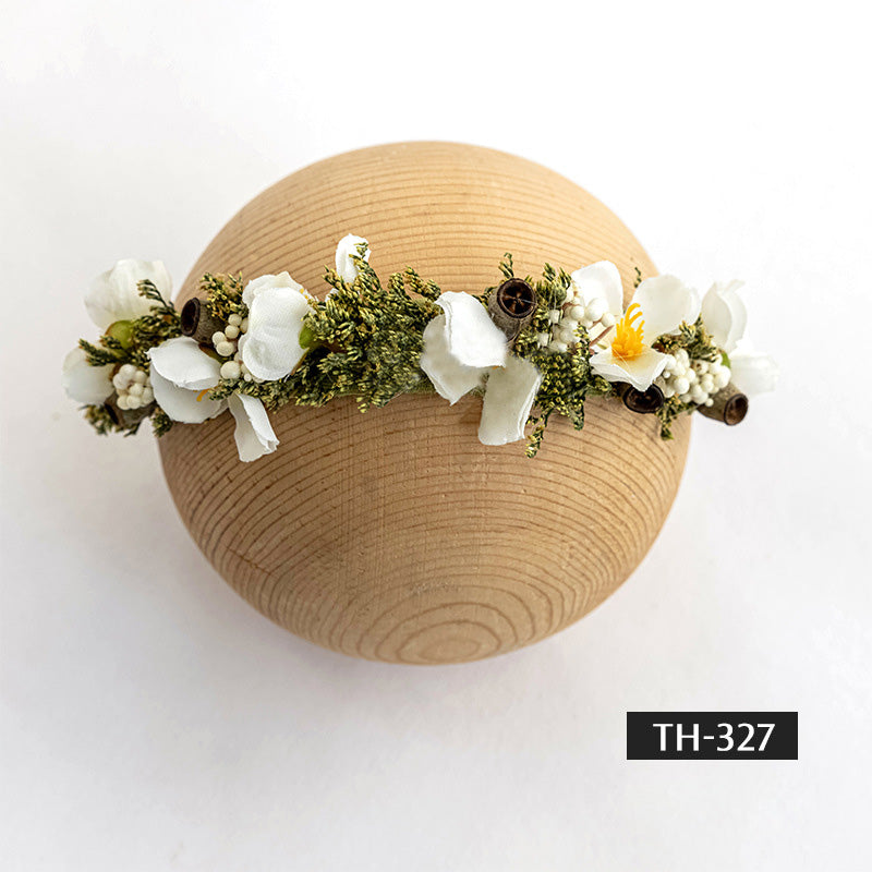 Newborn Photography Faux Flower Headband Hair Accessories TH3