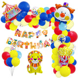 Circus Theme Birthday Party Cartoon Cute Aluminum Film Balloon BA5