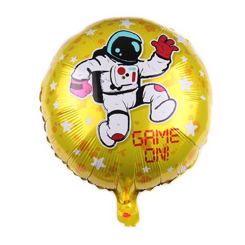 Astronaut Rocket Kids Party Decoration Aluminum Film Balloon BA1