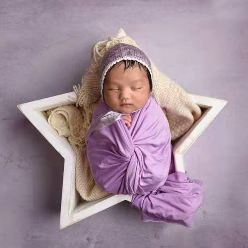 Wooden Star Shaped Newborn Photography Props SYPJ3