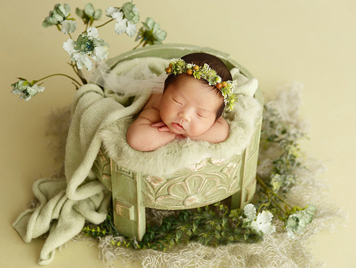 Newborn Photography Faux Flower Headband Hair Accessories TH3