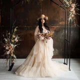 Gorgeous Tulle Princess A-Line Maternity Photography Dress RB17