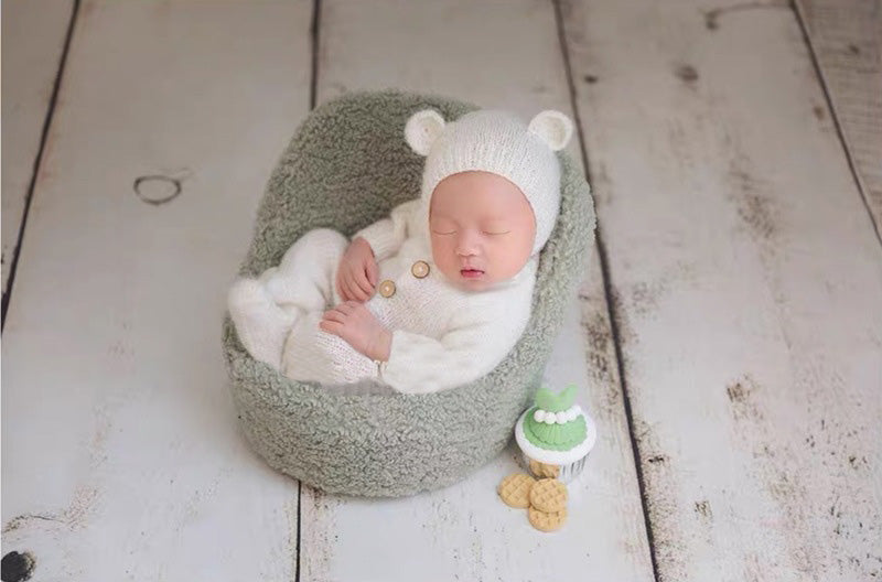 Newborn baby photography props silicone small sofa SF