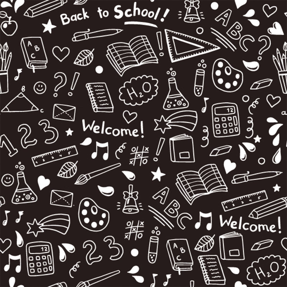 Welcome Back to School Photography Backdrop BRP7-24