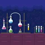 Back to School Chemistry Lab Photography Backdrop BRP7-3