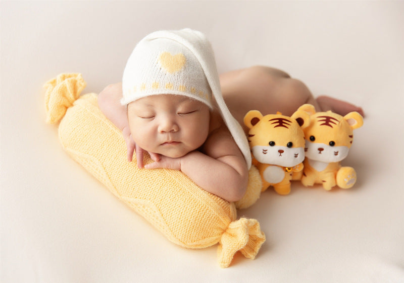 Newborn photography props colorful candy pillow or Heart Hat BZ1 MZ1