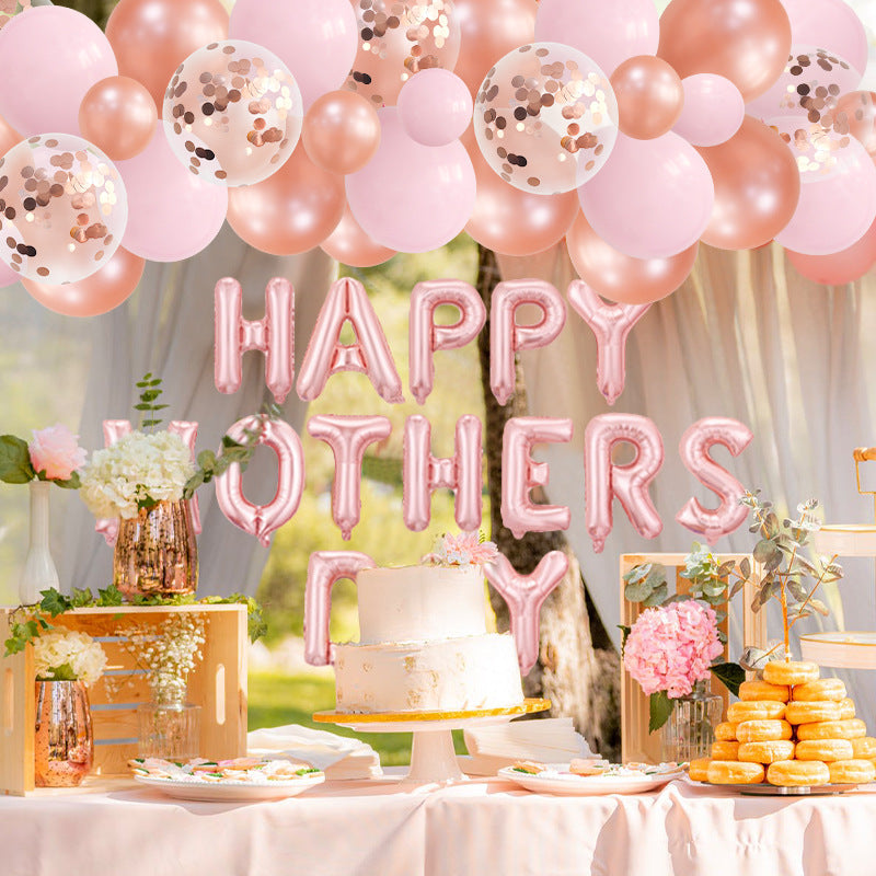 Mother's Day Set Balloon Chain Latex Arch Decoration BA7