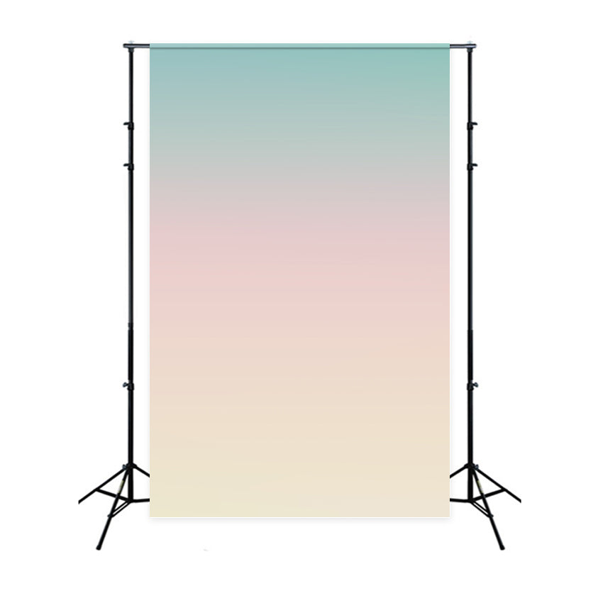 Portrait Backdrop Peach Mint Ombre Backdrop BRP-11-601