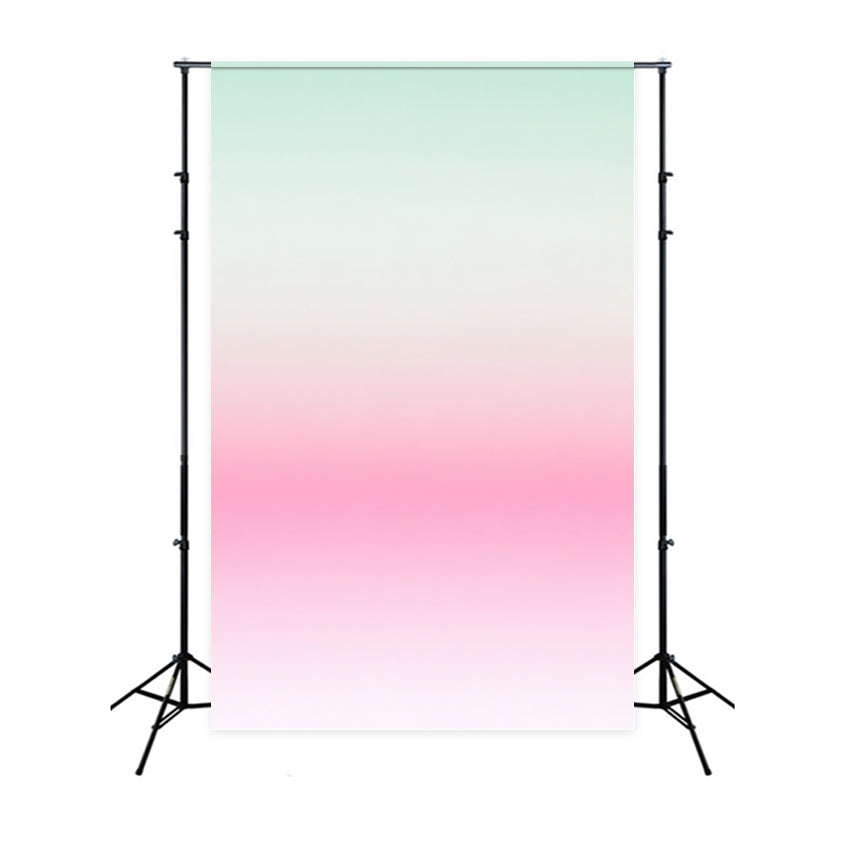 Portrait Gradient Backdrop Gradient Green Pink Backdrop BRP-11-606