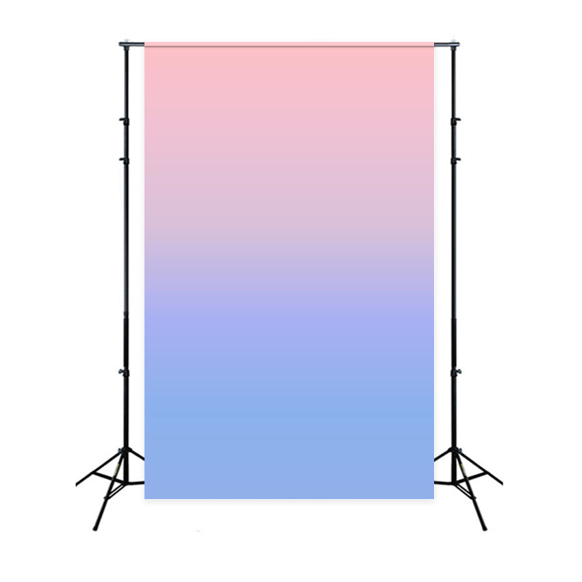 Photography Portrait Backdrop Pastel Pink Blue Gradient Backdrop BRP-11-610