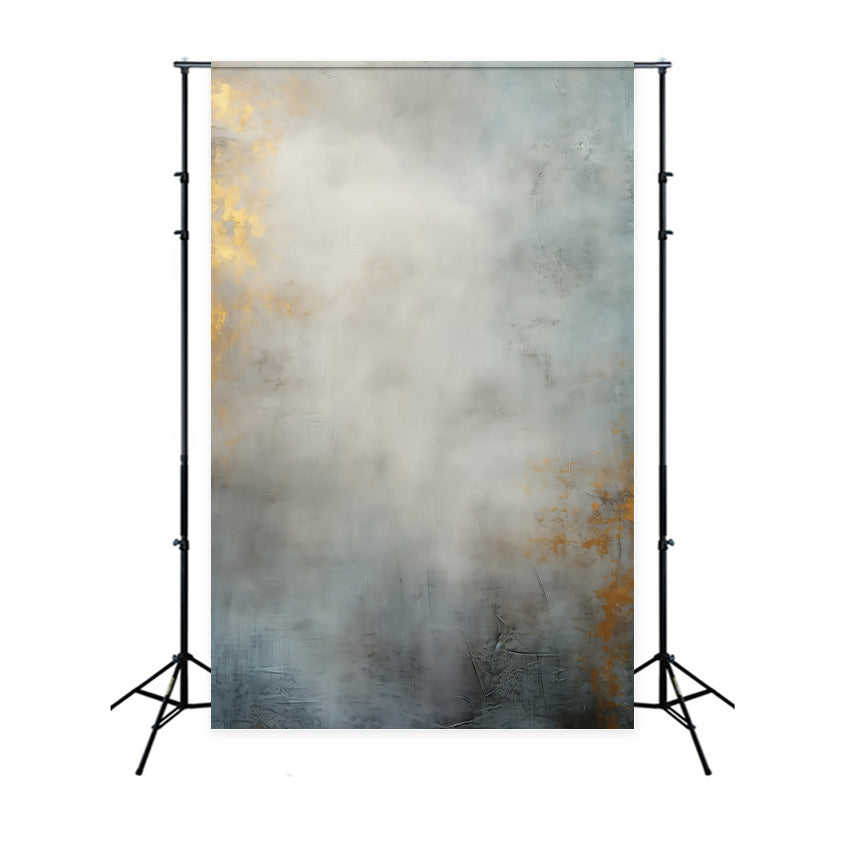 Portrait Grey Backdrop Stately Gold Grey Wall Backdrop BRP-11-619