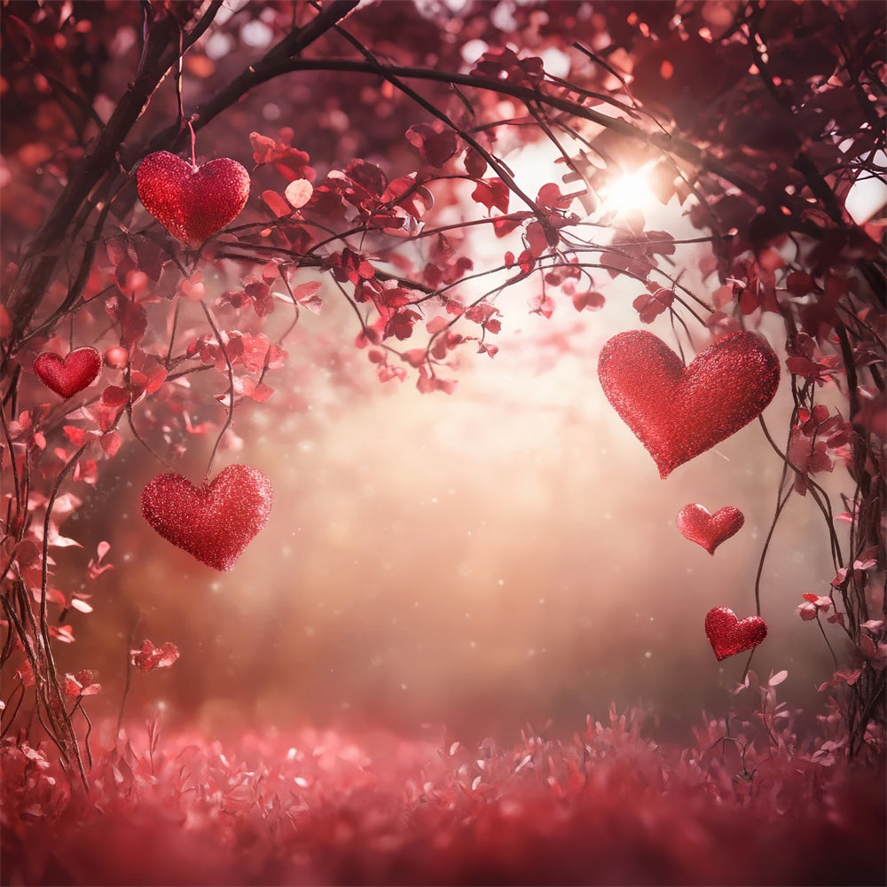 Valentine Backdrop Photography Heart Sparkles Dreamy Backdrop BRP1-118