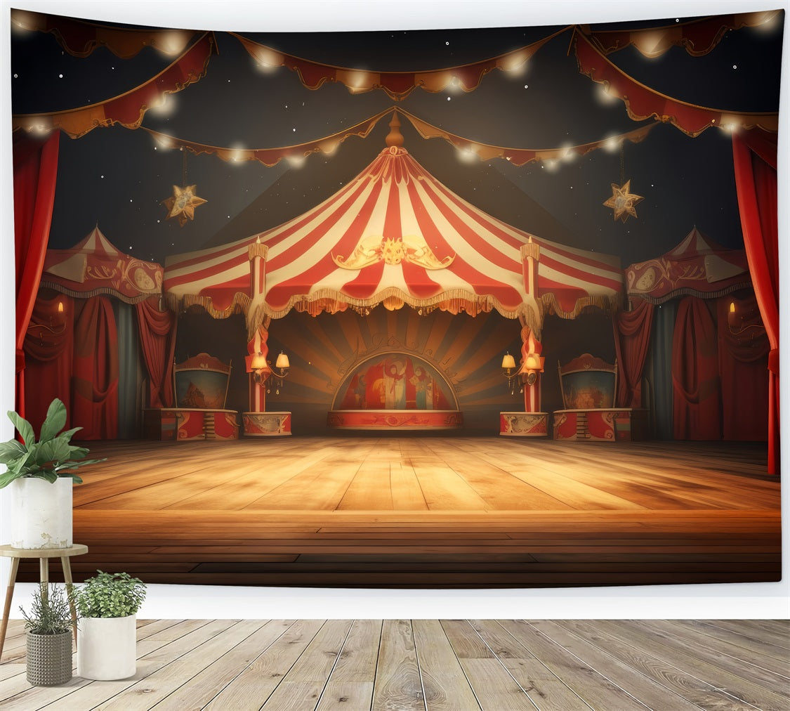 Circus Backdrop Ideas Carnival Tent Bright Stars Backdrop BRP1-176