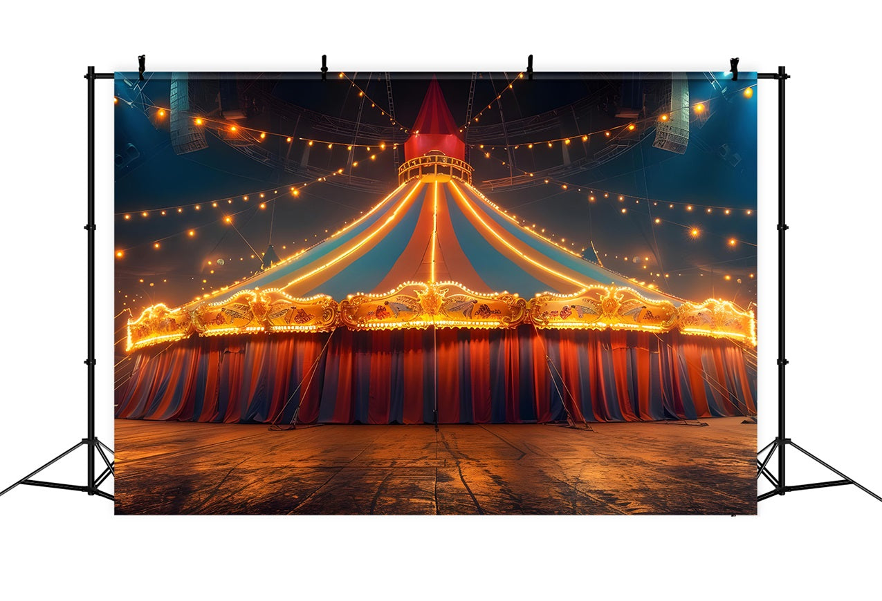 Circus Photography Backdrops Illuminated Tent Backdrop BRP1-180