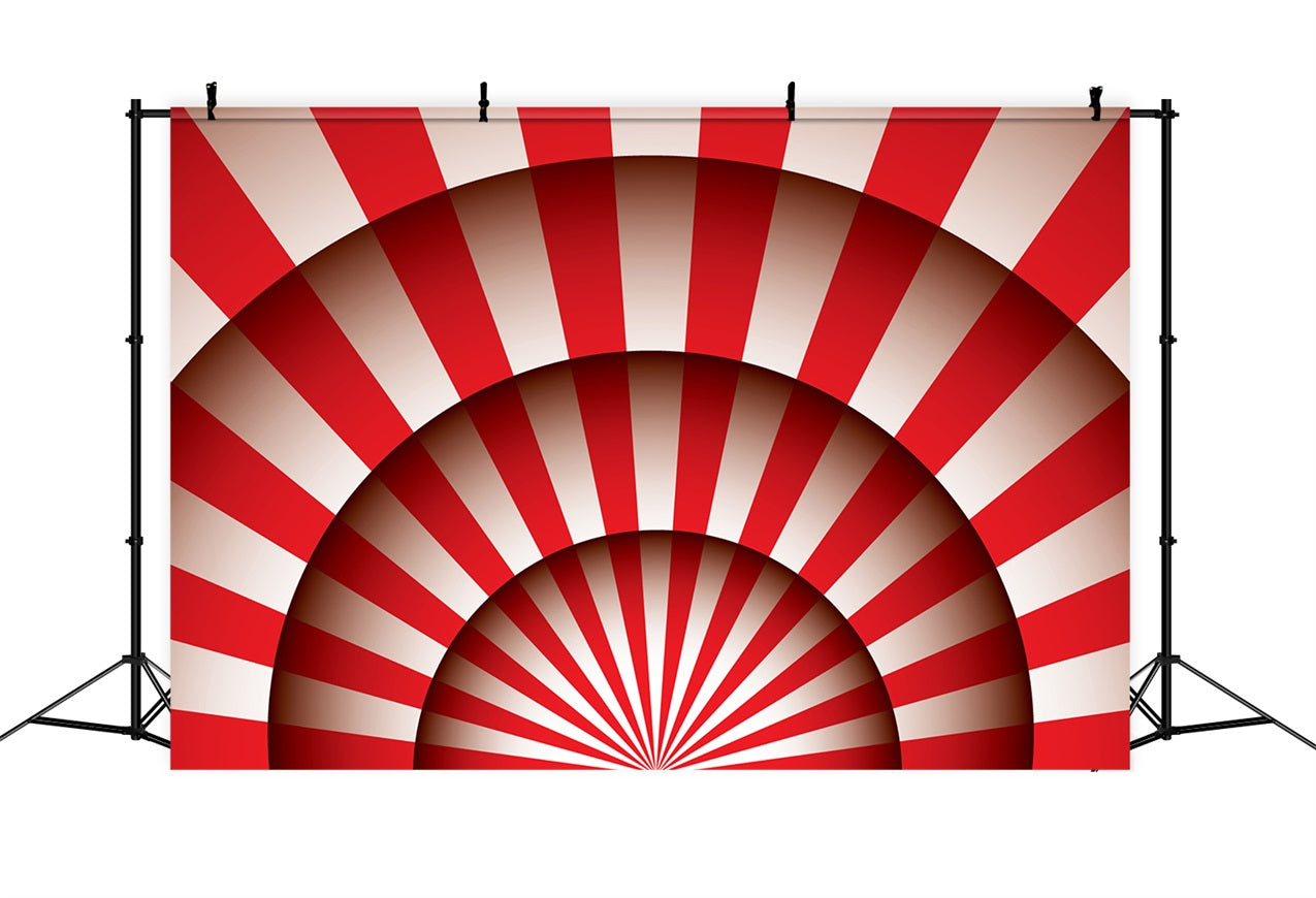 Carnival Photo Booth Backdrop Vintage Spiral Stripe Backdrop BRP1-198