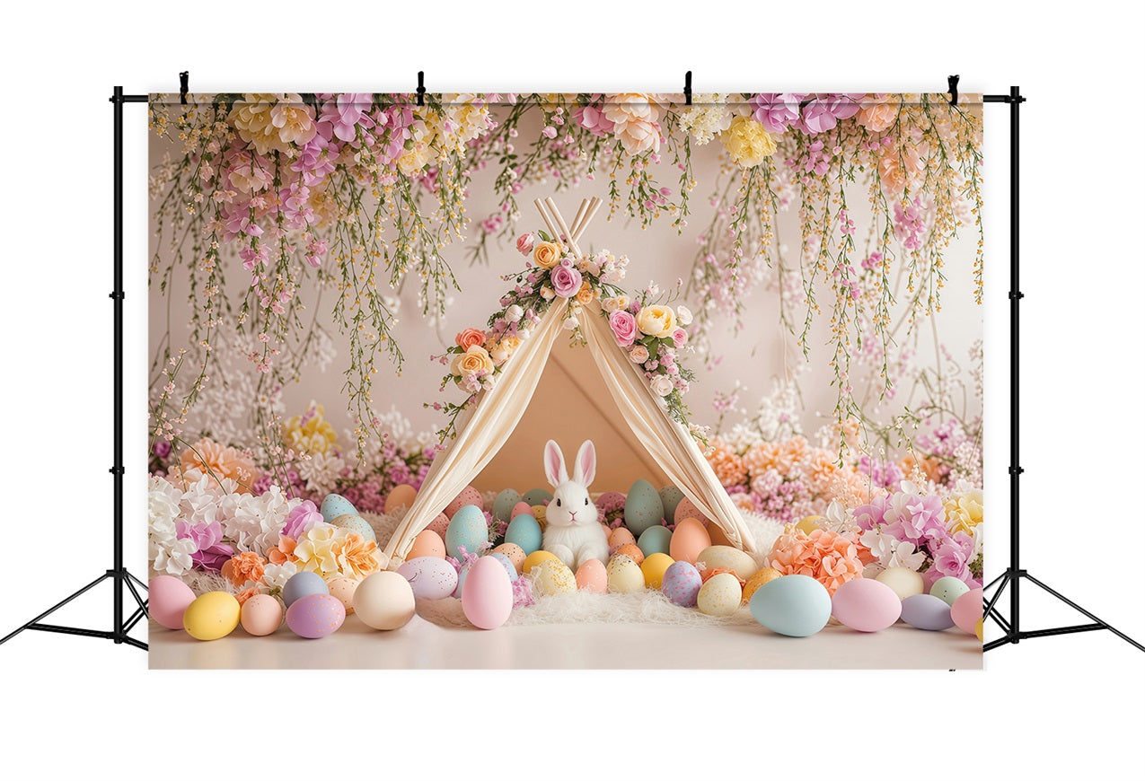 Easter Backdrops Photography Egg Bunny Paradise Backdrop BRP1-212