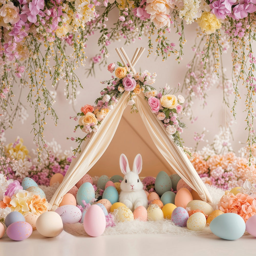 Easter Backdrops Photography Egg Bunny Paradise Backdrop BRP1-212