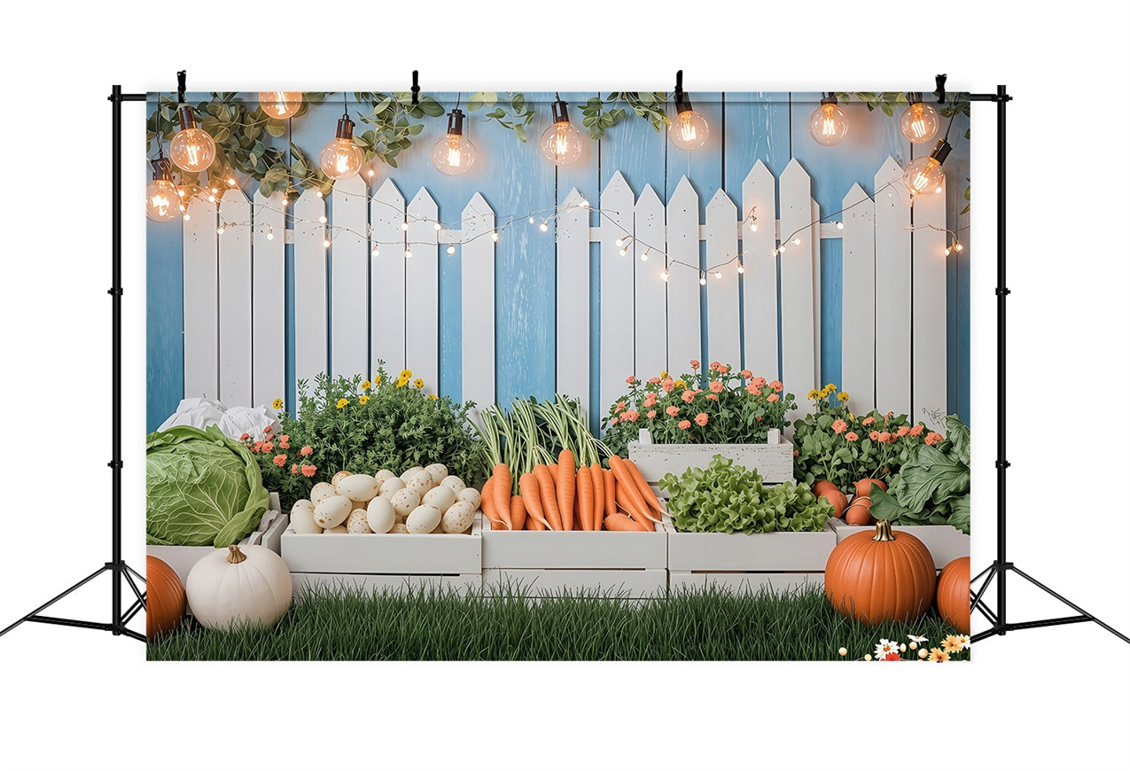 Photo Backdrops For Easter Fresh Produce Bunny Haven Backdrop BRP1-231