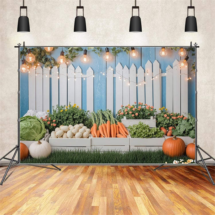 Photo Backdrops For Easter Fresh Produce Bunny Haven Backdrop BRP1-231