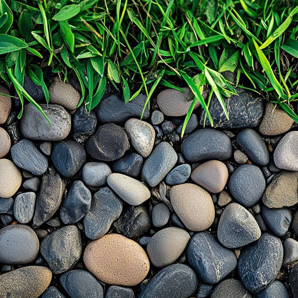 Backdrops And Floors Smooth Pebble Leafy Accents Backdrop BRP1-28