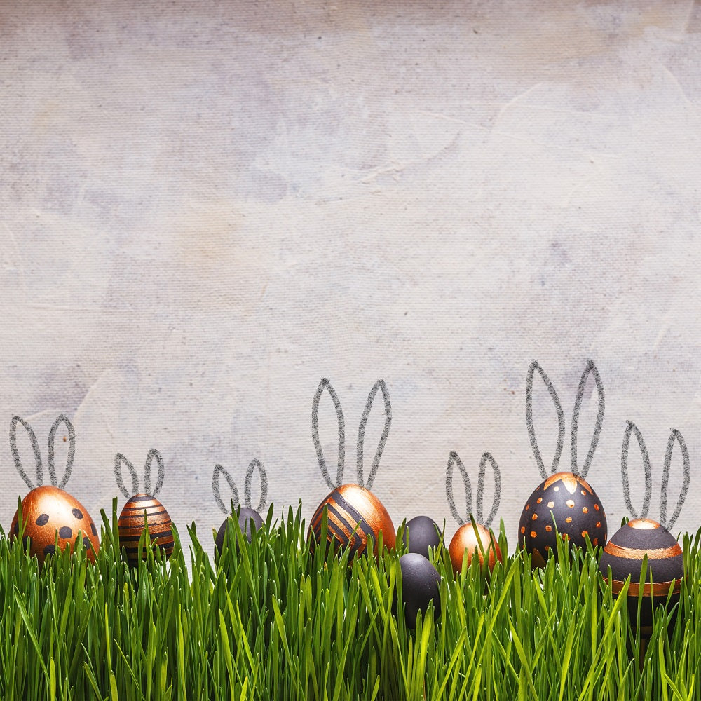 Backdrops Easter Pictures Magic Bunny Ears Egg Scene Backdrop BRP1-304