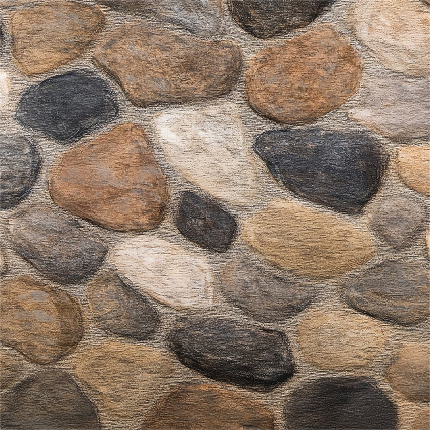 Floor Backdrop Weathered Stones Earthy Shades Backdrop BRP1-31