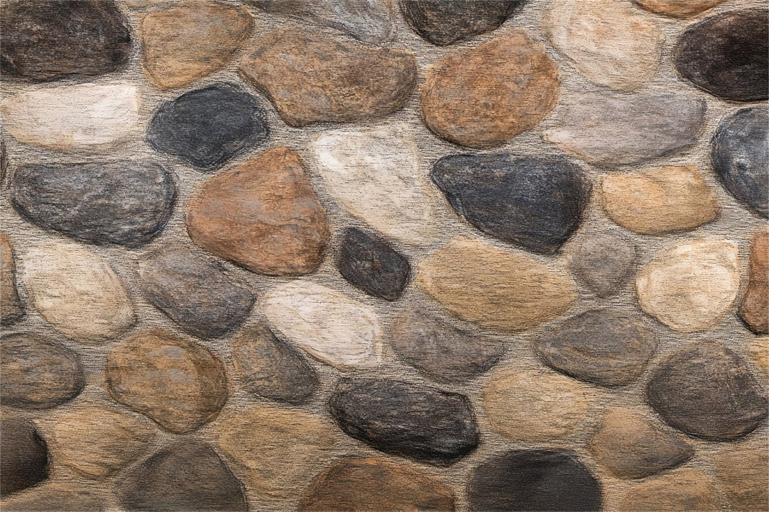 Floor Backdrop Weathered Stones Earthy Shades Backdrop BRP1-31