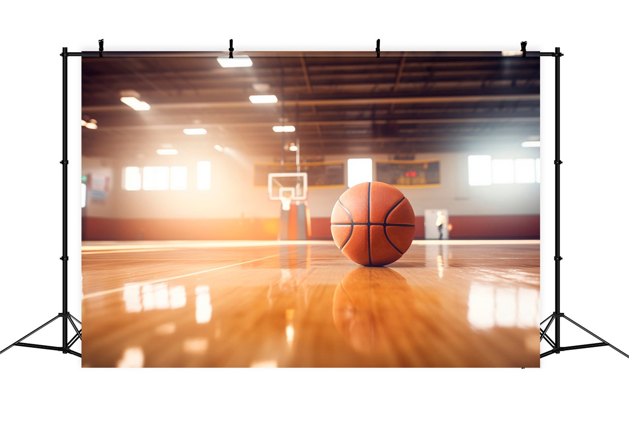 Backdrop Basketball Professional Sports Court Backdrop BRP1-316