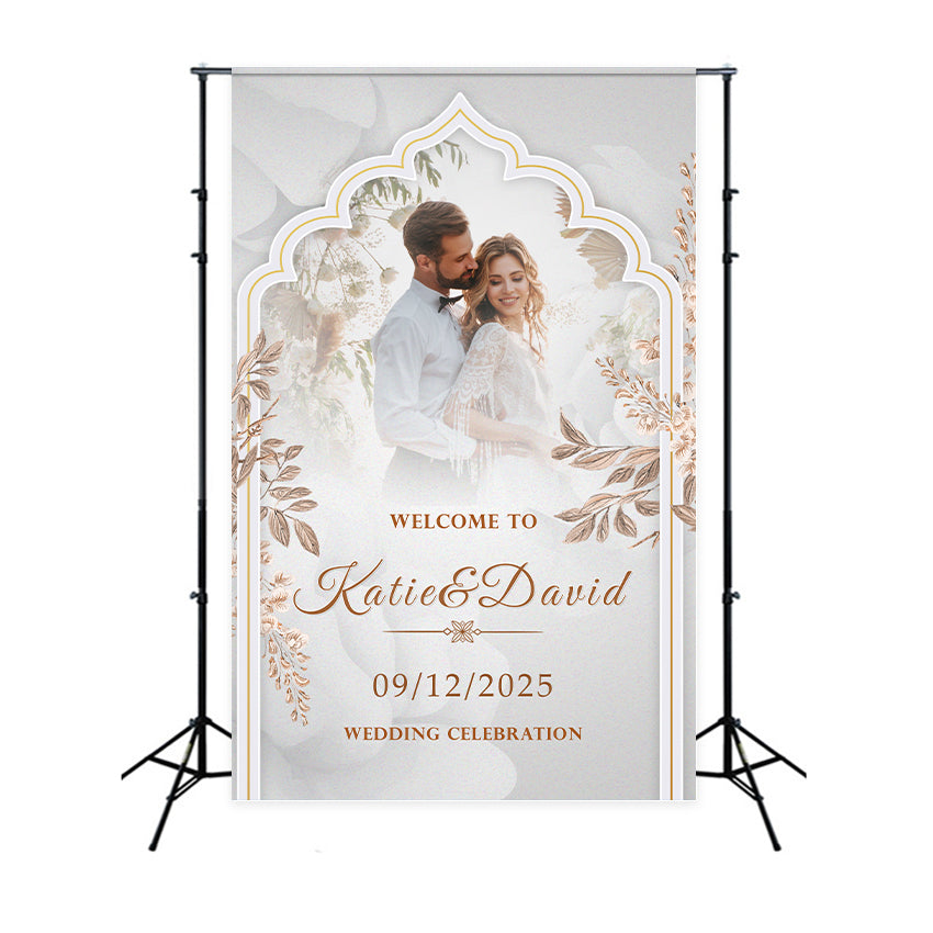 Custom Wedding Photo Backdrop Bliss Katie David Backdrop BRP1-394