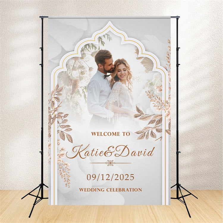 Custom Wedding Photo Backdrop Bliss Katie David Backdrop BRP1-394