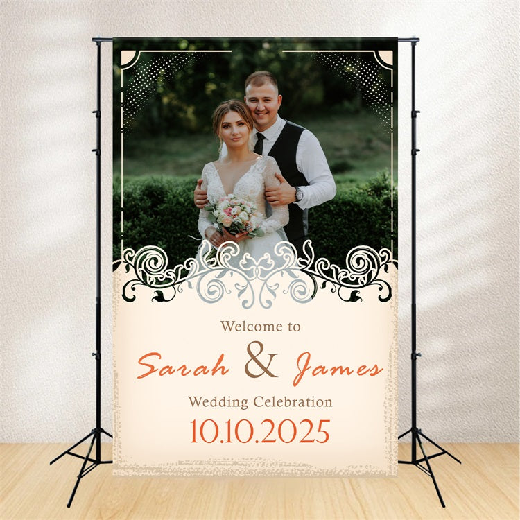 Custom Backdrop Wedding Bliss Sarah James Garden Backdrop BRP1-397