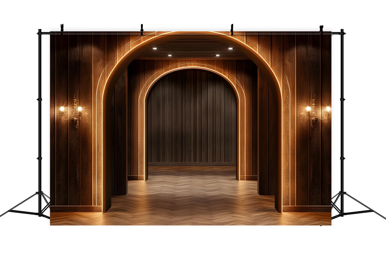 Boudoir Backdrop Ideas Wood Paneled Arch Backdrop BRP1-444