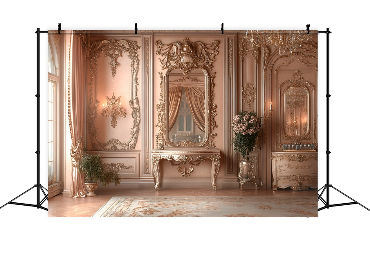 Boudoir Backdrop Ideas Vintage French Room Floral Backdrop BRP1-451