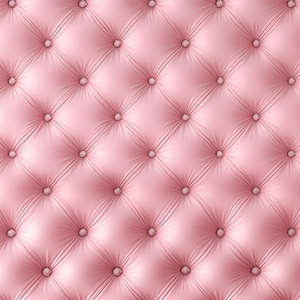 Boudoir Backdrop Pink Button-Tufted Cushion Wall Backdrop BRP1-480