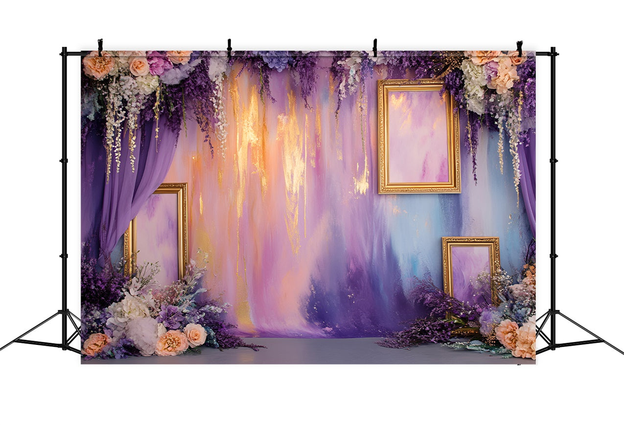 Boudoir Photo Backdrops Floral Arrangements Dreamy Pastels Backdrop BRP1-482