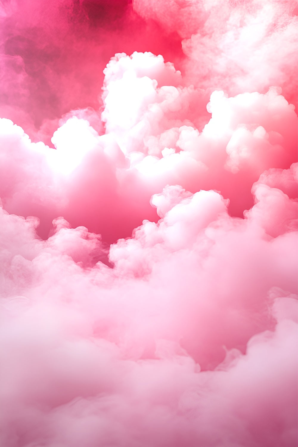 Backdrops For Boudoir Pink Fluffy Clouds Photography Backdrop BRP1-491