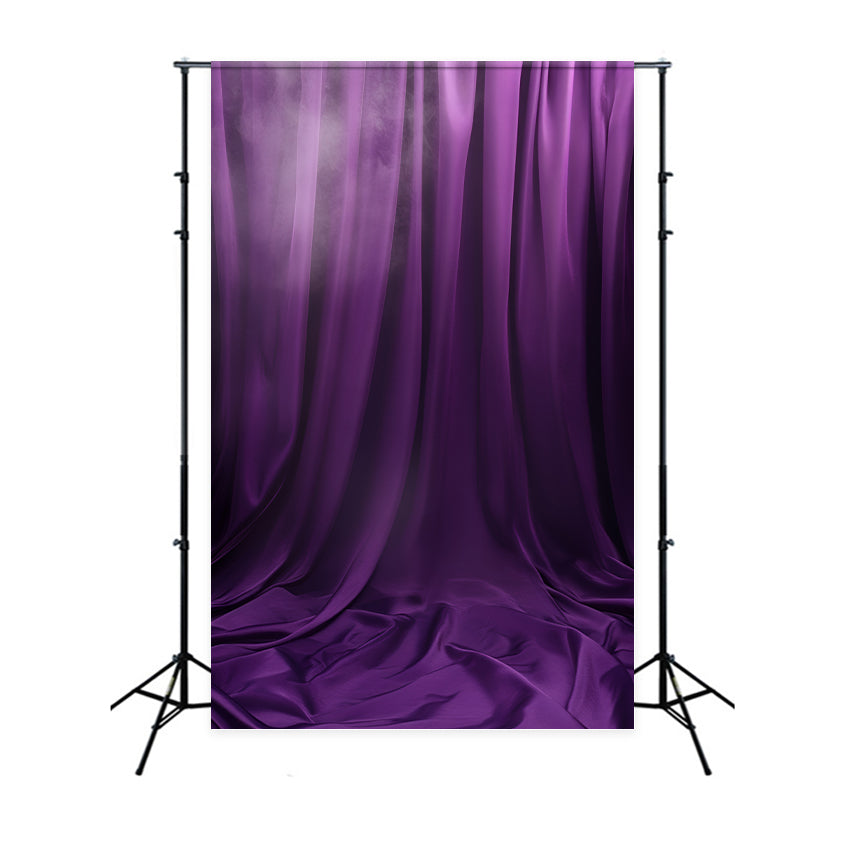 Boudoir Backdrops Luxurious Royal Purple Curtain Backdrop BRP1-493