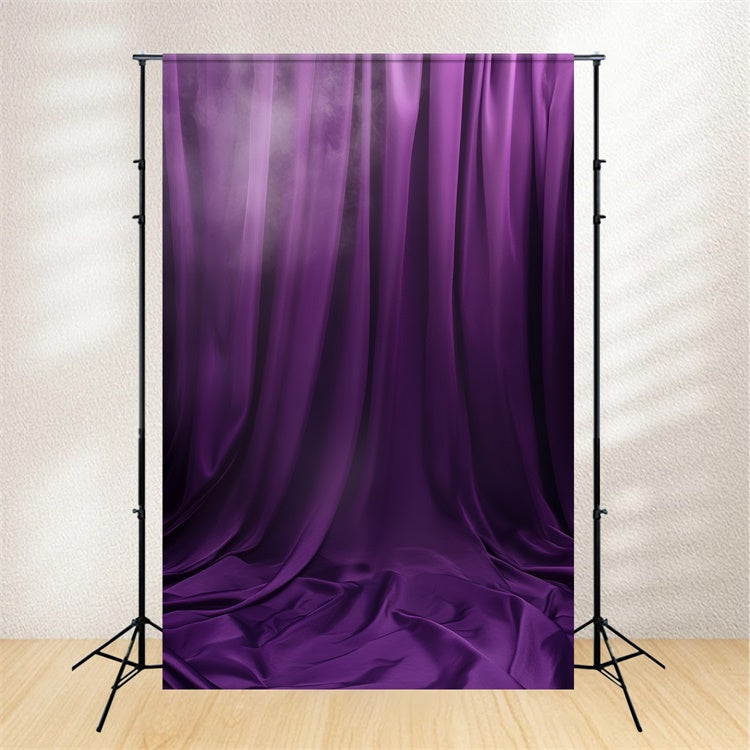 Boudoir Backdrops Luxurious Royal Purple Curtain Backdrop BRP1-493