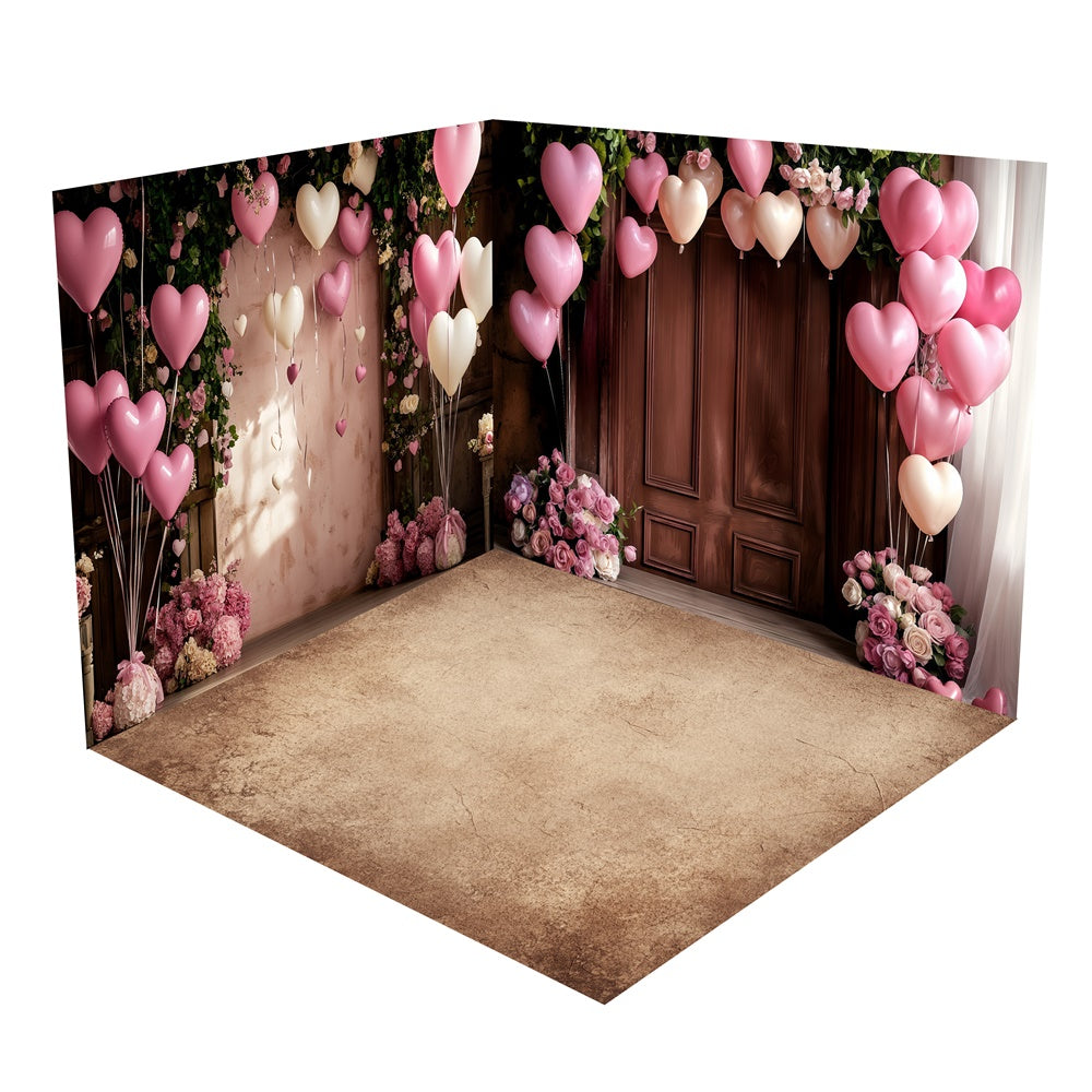 Sweet Floral Archway Balloons Backdrop Room Set BRP1-60