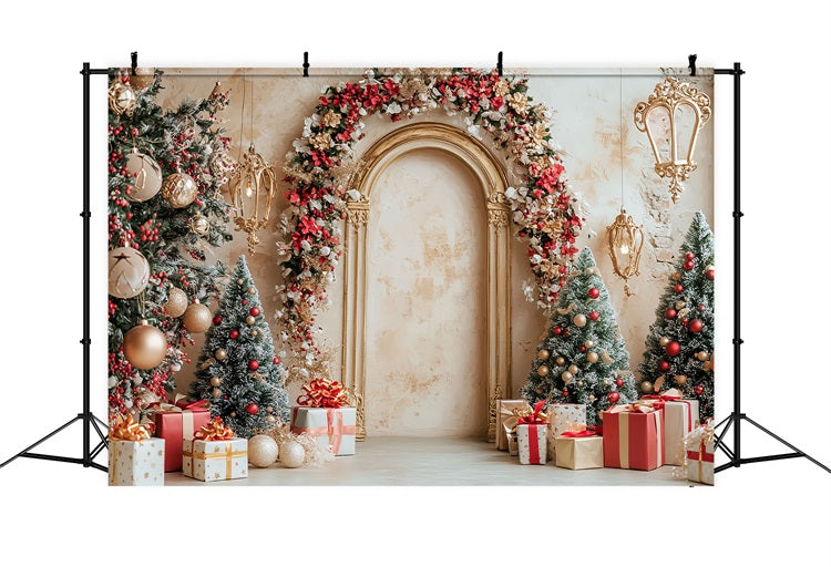 Christmas Backdrop Decoration Ideas Gifts Backdrop BRP10-141