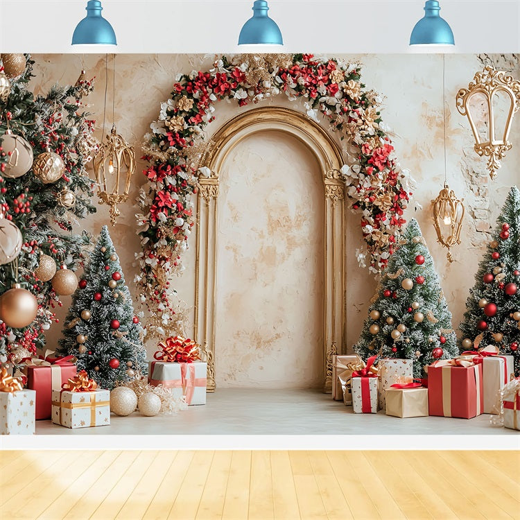 Christmas Backdrop Decoration Ideas Gifts Backdrop BRP10-141