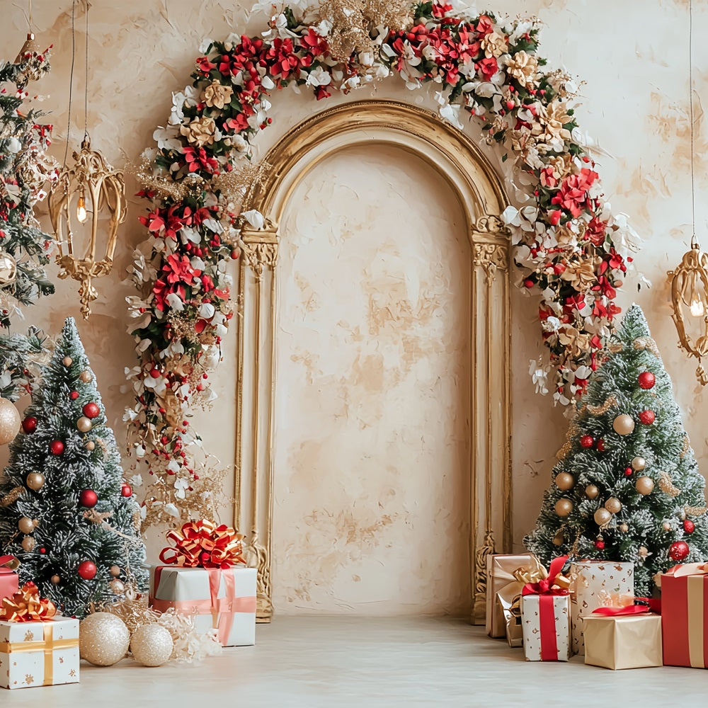 Christmas Backdrop Decoration Ideas Gifts Backdrop BRP10-141